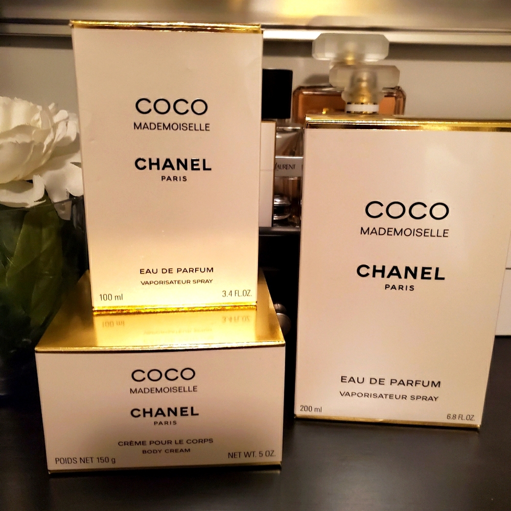 coco chanel mademoiselle empty boxes